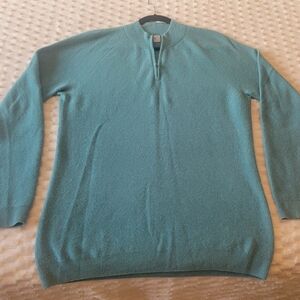 Oliver Charles Yak Wool Quarter Zip Sweater